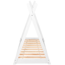 Detská teepee posteľ SPRINGOS TIPI biela