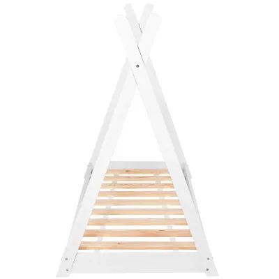 Detská teepee posteľ SPRINGOS TIPI biela