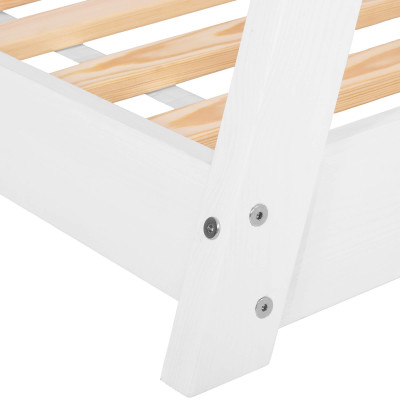 Detská teepee posteľ SPRINGOS TIPI biela