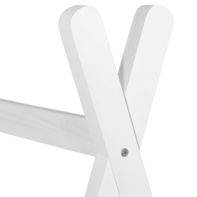 Detská teepee posteľ SPRINGOS TIPI biela