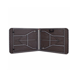 Skladací cateringový stôl 180x74 cm SPRINGOS RAUT GF0055 hnedý