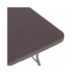 Skladací cateringový stôl 180x74 cm SPRINGOS RAUT GF0055 hnedý