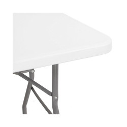 Cateringový stôl skladací 240x75 cm SPRINGOS RAUT GF0050 biely