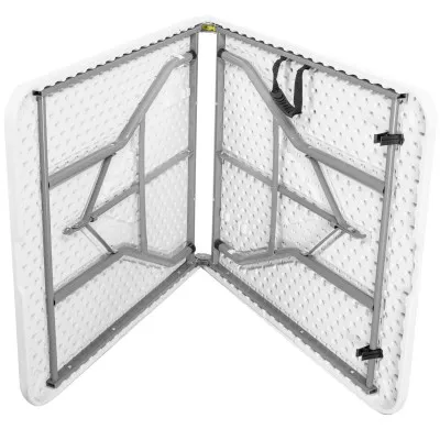 Skladací cateringový stôl 180x74 cm SPRINGOS RAUT GF0108 biely