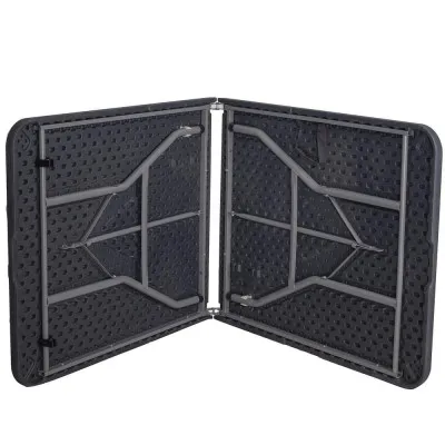 Cateringový stôl skladací 180x75 cm SPRINGOS RAUT GF0052 grafitový