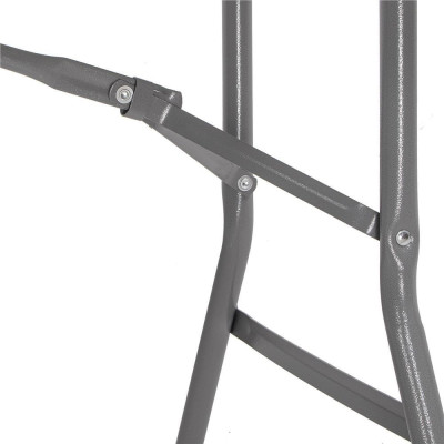 Cateringový stôl skladací 180x75 cm SPRINGOS RAUT GF0052 grafitový