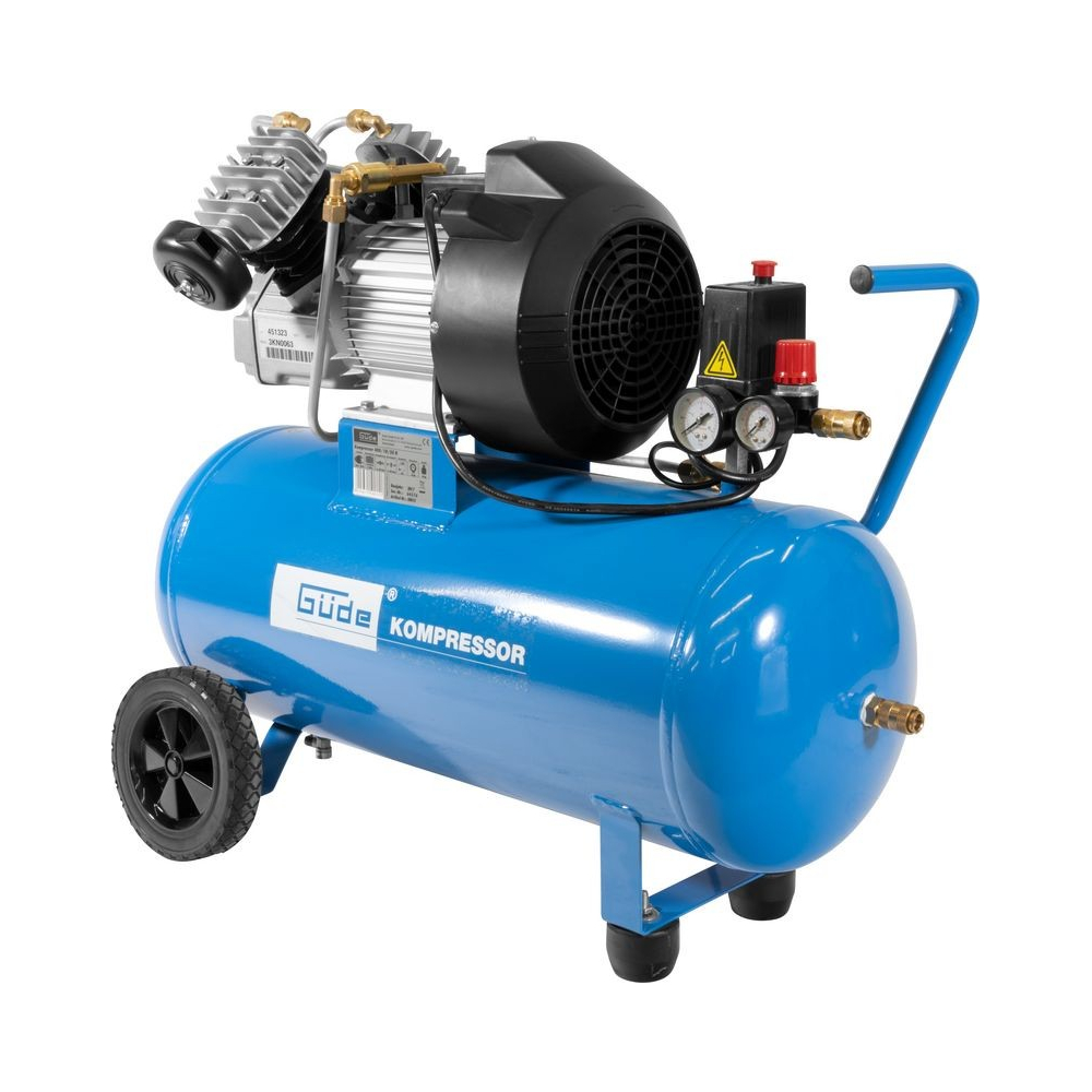 Güde Kompresor + sada pneumatického náradia 400/10/50 DG, 15dielna sada