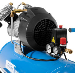 Güde Kompresor + sada pneumatického náradia 400/10/50 DG, 15dielna sada