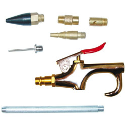 Güde Vyfukovacia pištoľ s príslušenstvom, 7-dielna sada