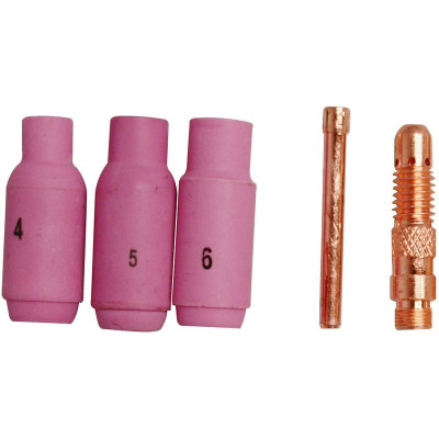 Güde Trysky na zváranie 2,4 mm WIG, 5-dielna sada