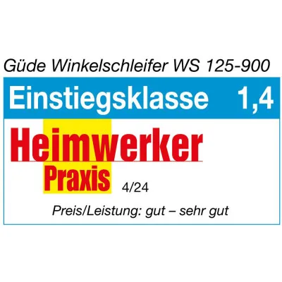 Güde Úhlová bruska WS 125-900