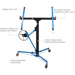 Güde Zdvihák sadrokartónových dosiek GTL 335 18100