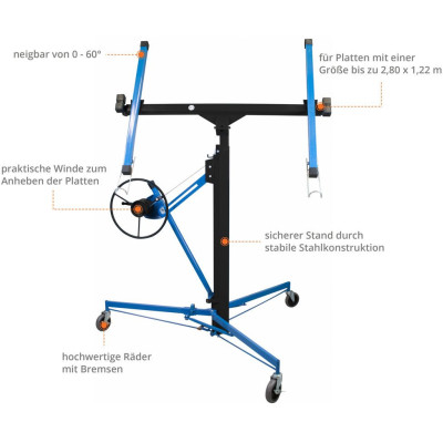 Güde Zdvihák sadrokartónových dosiek GTL 335 18100
