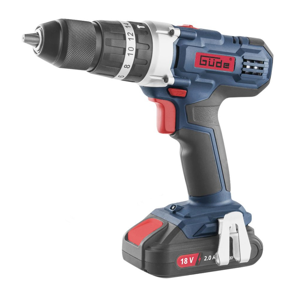 Güde Aku vŕtací skrutkovač s príklepom BSB 18-201-30K