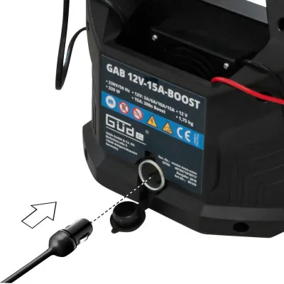 Güde Automatická nabíjačka batérií GAB 12V-15A-BOOST