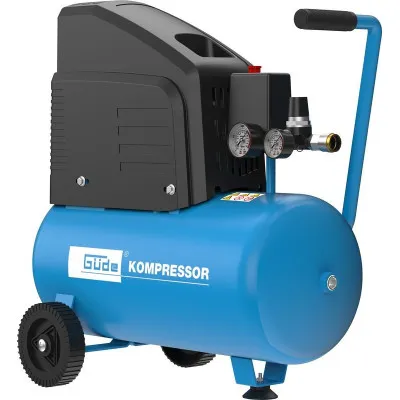 Güde Kompresor bezolejový + sada pneumatického náradia 220/08/24, 13-dielna sada