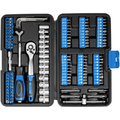 Güde Nástrčkové kľúče a bity s račňou v kufríku GSB 130