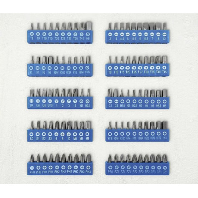 Güde Nástrčkové kľúče a bity s račňou v kufríku GSB 130