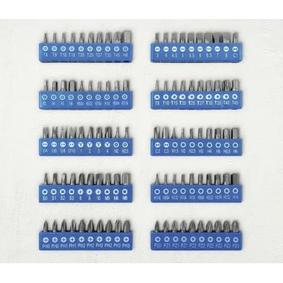 Güde Nástrčkové kľúče a bity s račňou v kufríku GSB 130