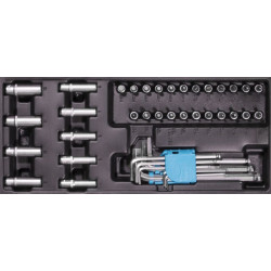 Güde Nástrčné kľúče 1/4&quot GI 1/3, 41-dielna sada