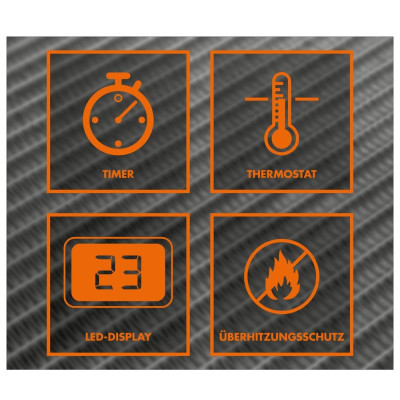 Güde Keramický teplovzdušný ohrievač GKH 1200 DT