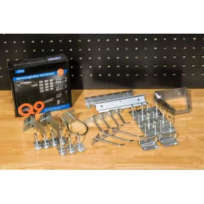 Güde Držiaky na náradie do perforovanej steny, 28dielna sada