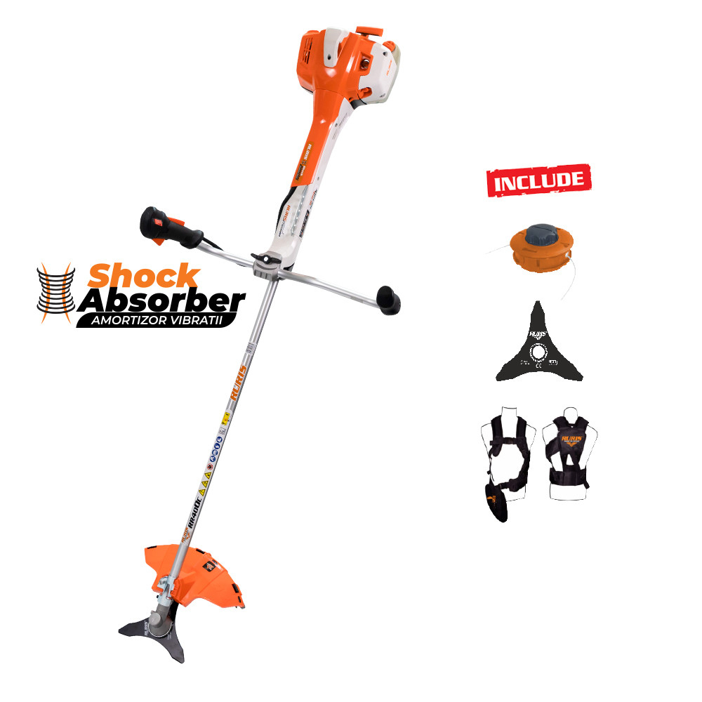 Ruris Motorový krovinorez s antivibračnou rukoväťou RR400C