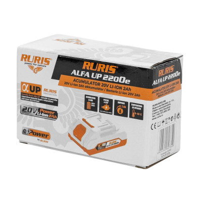 Ruris Akumulátor 20 V / 2 Ah Alfa UP 2200e