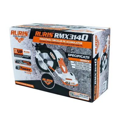 Ruris Aku okružná píla RMX3140