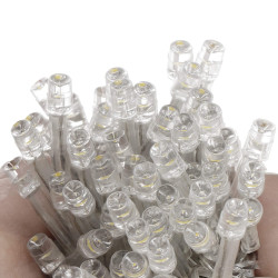 LED svetelný záves - 2x2m, 200LED, 8 funkcií, ovládač, pamäť, IP20, teplá biela