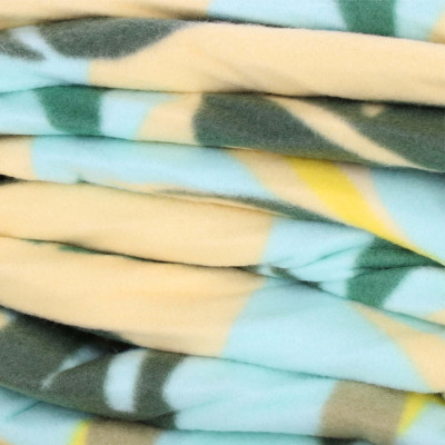 Pikniková deka 200x200 SPRINGOS PM052 zelená s listami