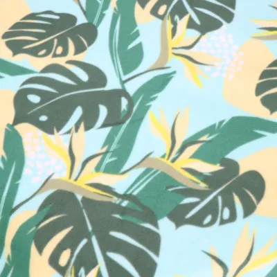 Pikniková deka 200x200 SPRINGOS PM052 zelená s listami