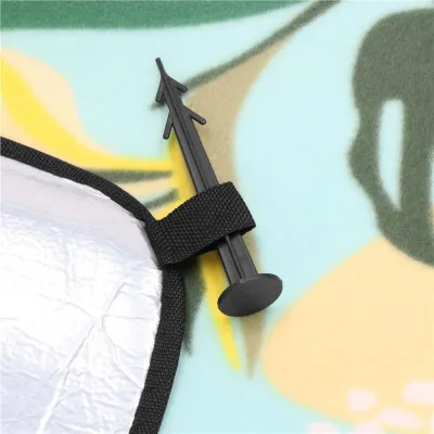 Pikniková deka 200x200 SPRINGOS PM052 zelená s listami