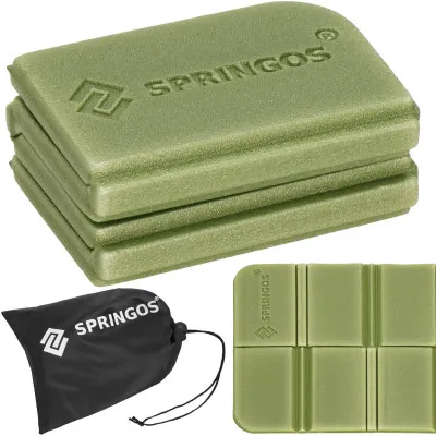 Skladacia penová podložka 40x28 cm SPRINGOS PM0012 zelená