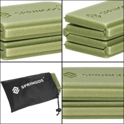 Skladacia penová podložka 40x28 cm SPRINGOS PM0012 zelená