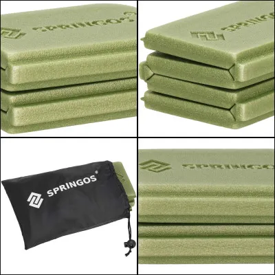 Skladacia penová podložka 40x28 cm SPRINGOS PM0012 zelená