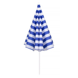 Záhradný slnečník 160 cm SPRINGOS VIVA BU0008 modro-biely