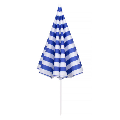 Záhradný slnečník 160 cm SPRINGOS VIVA BU0008 modro-biely