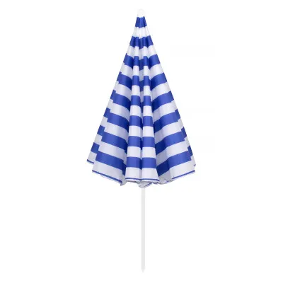 Záhradný slnečník 160 cm SPRINGOS VIVA BU0008 modro-biely