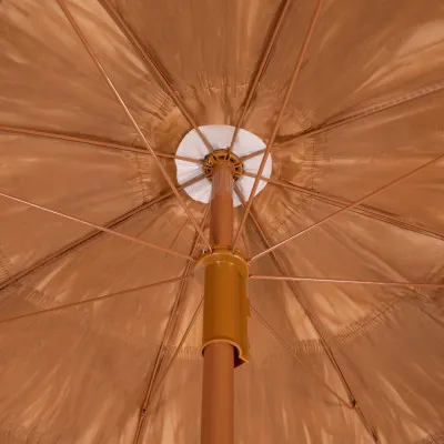 Záhradný slnečník 135 cm SPRINGOS HAVAJ BU0023 hnedý