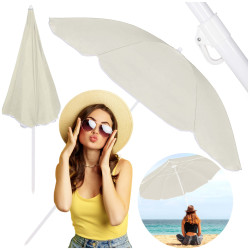 Záhradný slnečník 145 cm SPRINGOS CLASSIC BU0024 svetlo béžový