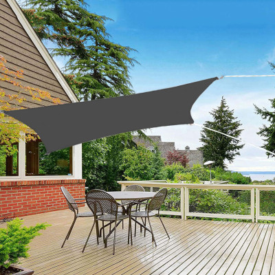 Tieniaca slnečná plachta 3x3 m SPRINGOS SN0054 tmavo šedá