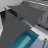 Tieniaca slnečná plachta 3x3 m SPRINGOS SN0054 tmavo šedá
