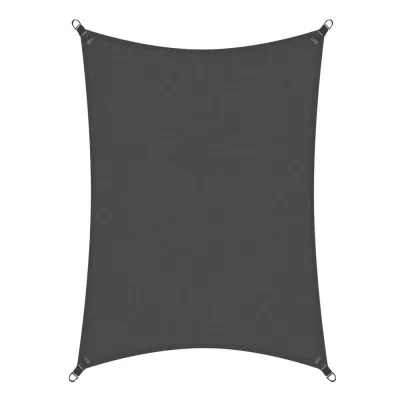 Tieniaca slnečná plachta 4x3 m SPRINGOS SN0058 tmavo šedá