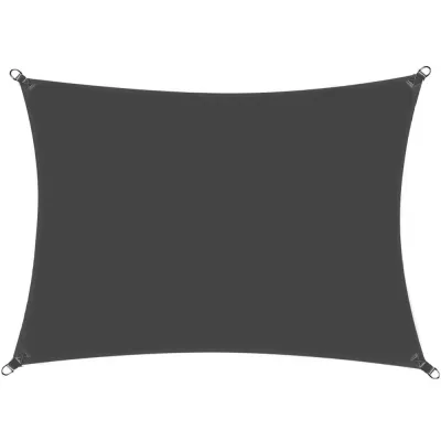 Tieniaca slnečná plachta 4x3 m SPRINGOS SN0058 tmavo šedá