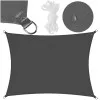 Tieniaca slnečná plachta 4x2 m SPRINGOS SN0059 tmavo šedá