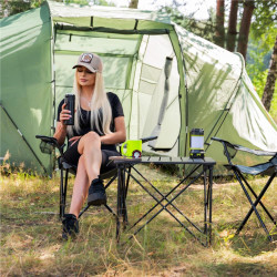 Turistický stan pre 4 osoby SPRINGOS MONTEVERA zelený