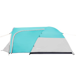 Turistický stan pre 3 osoby SPRINGOS ELYSE šedo-modrý