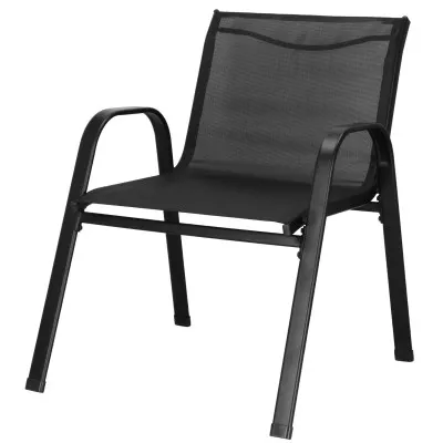 Set záhradného nábytku SPRINGOS VALENTE GF0106 čierny