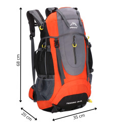 Trekový plecniak 70l SPRINGOS CANYON CS0128 oranžový